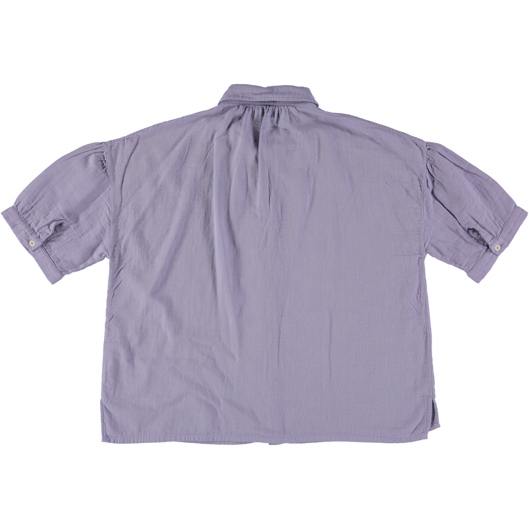 Chemise femme Neotine en gaze coton bio – Lavender Gray | Poudre Organic 3
