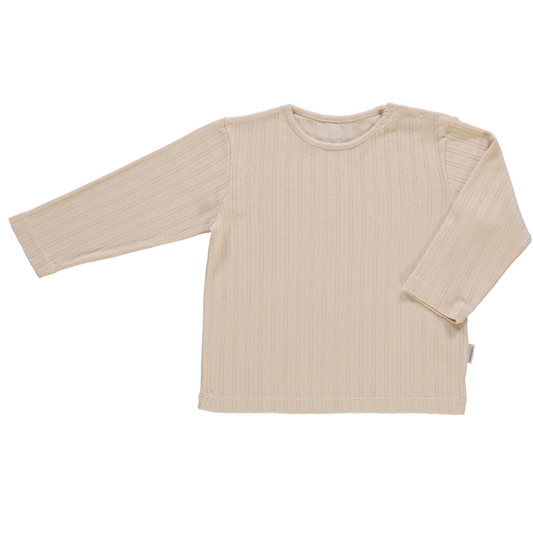 T-SHIRT OLIVE POINTELLE Biscotti