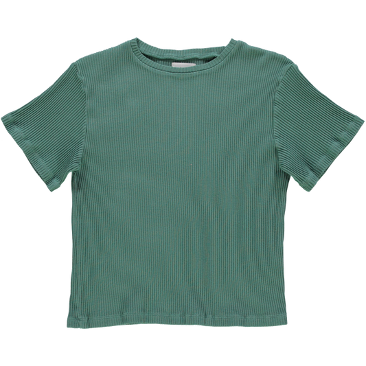 T-SHIRT ORGEAT CÔTELÉ ADULTE Deep Grass Green