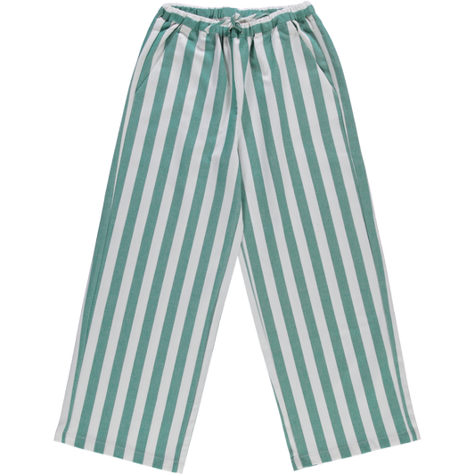 PANTALON CERISE ADULTE Denim Rayures Vertes