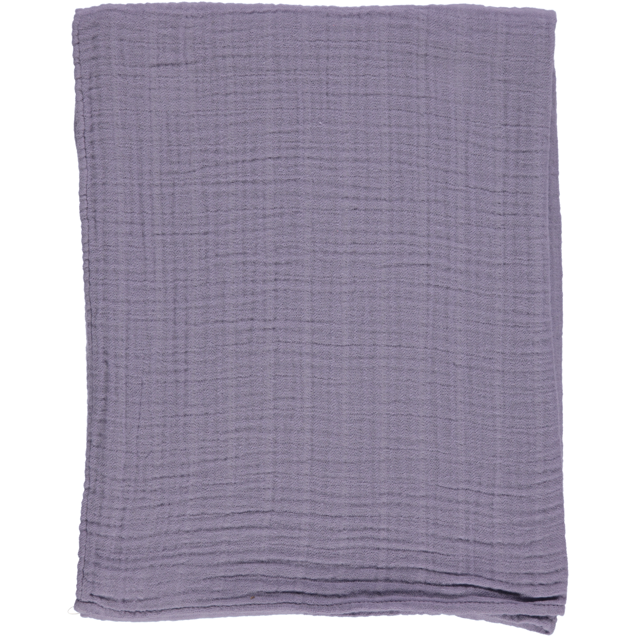 Lange bébé Pavot en gaze coton bio – Lavender gray | Poudre Organic 1