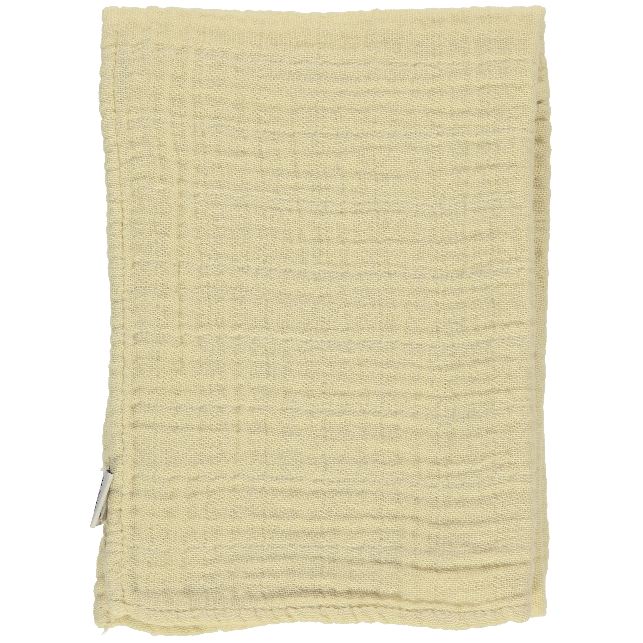 Lange bébé Pavot en gaze coton bio – Pastel yellow | Poudre Organic 1