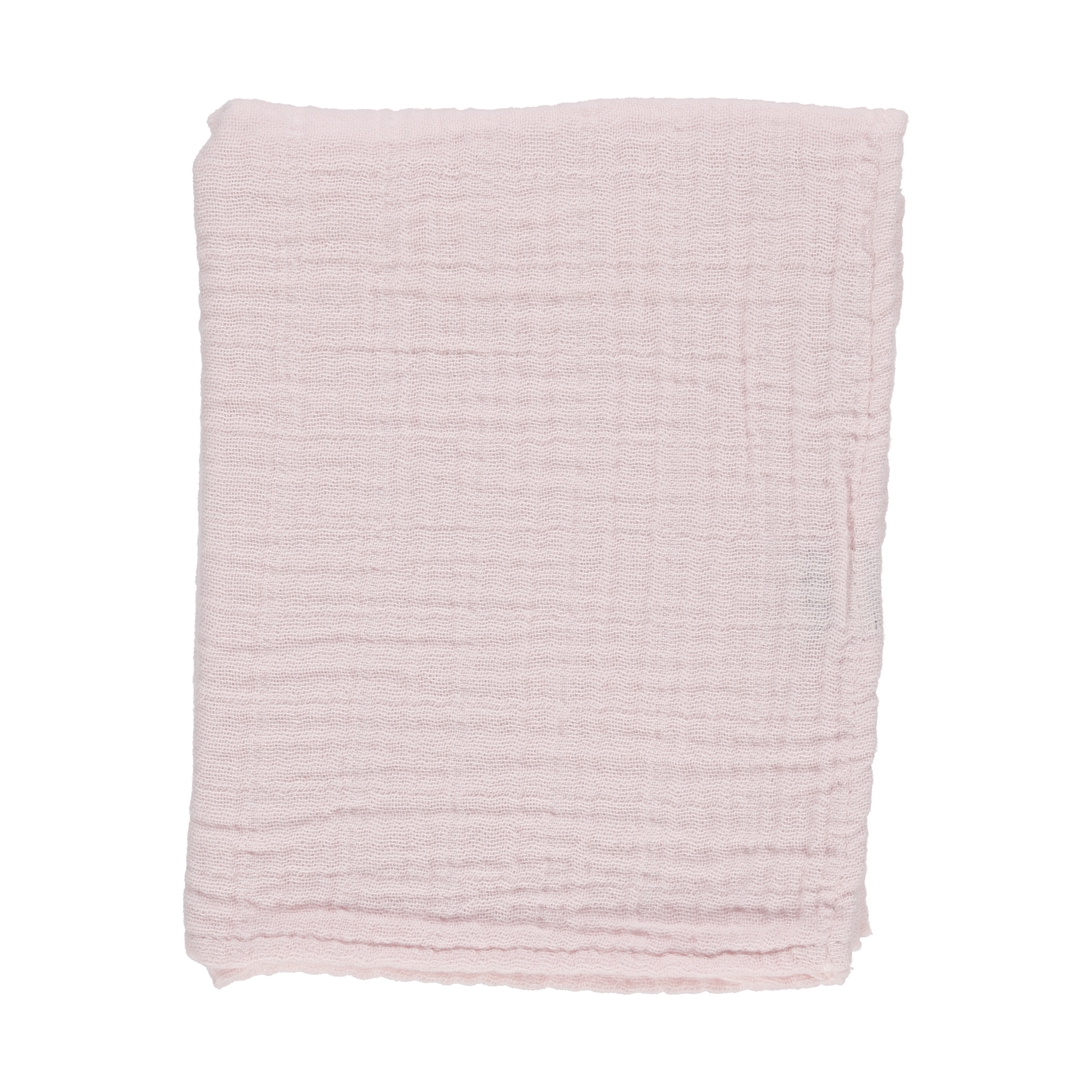 Lange bébé Pavot en gaze coton bio – Soft pink | Poudre Organic 1