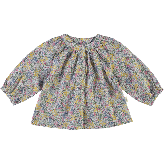 BLOUSE PECAN Flowery Raspberry