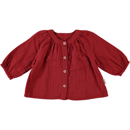 BLOUSE PECAN Equestrian Red