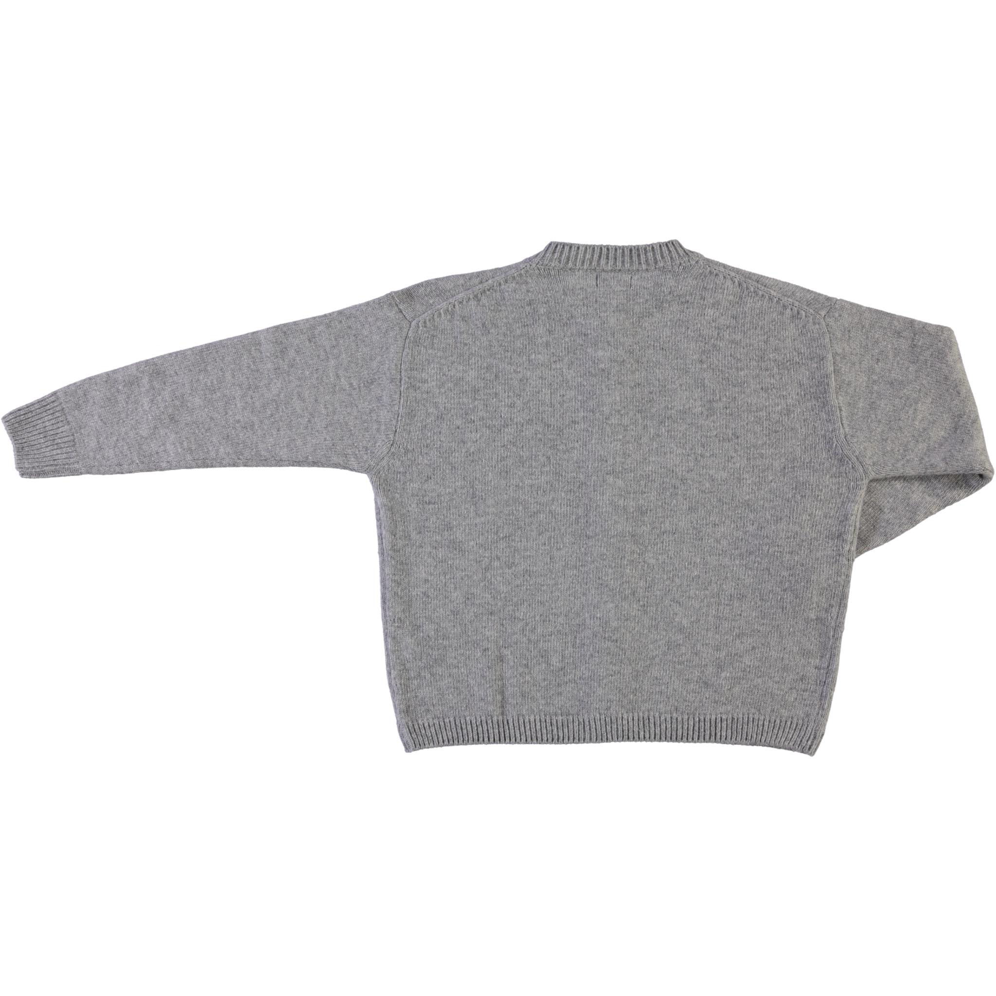 Cardigan femme Pétale en laine recyclée et fils écologiques – Mist | Poudre Organic 5