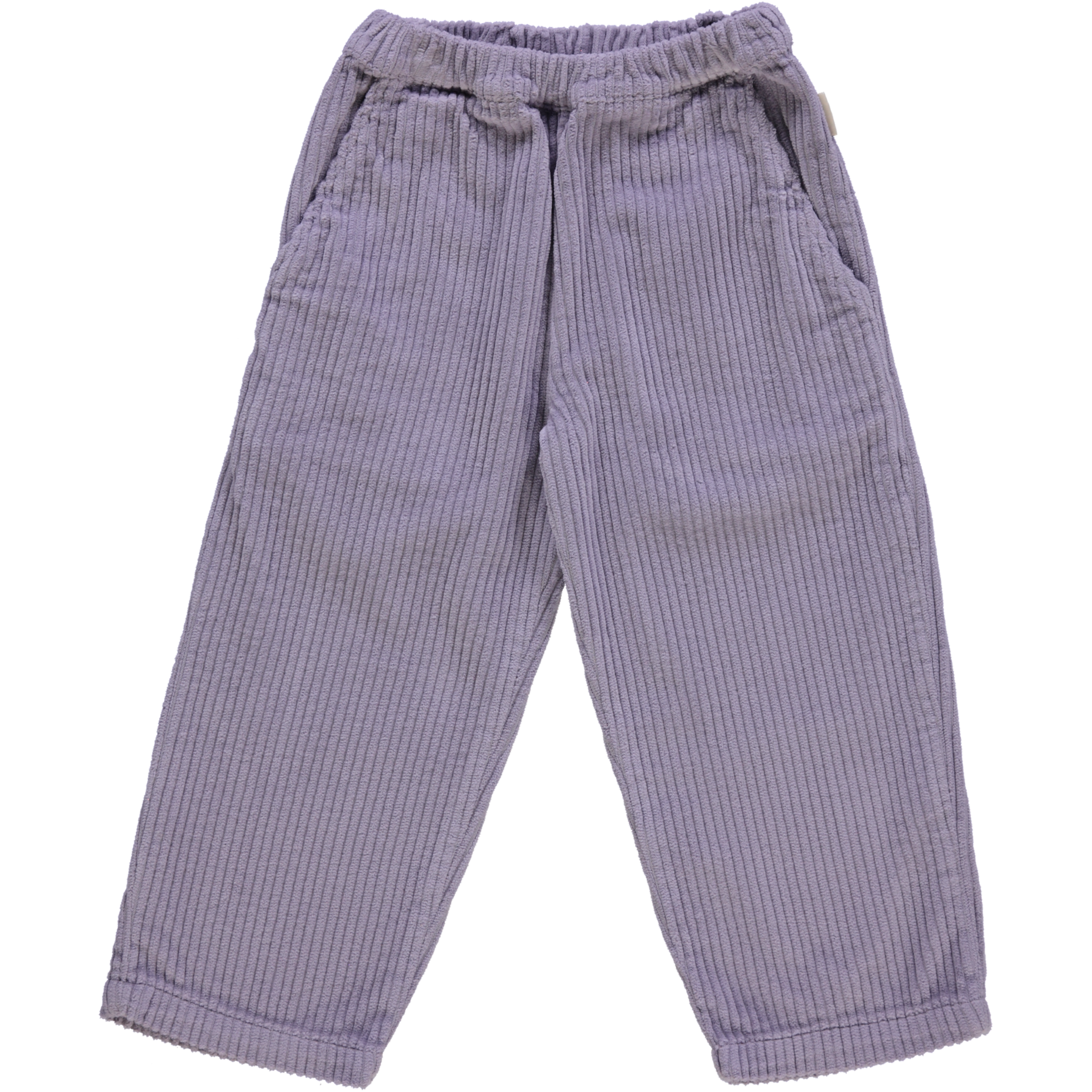 Pantalon kids Pomelos en velours côtelé coton bio – Lavender Gray | Poudre Organic 1