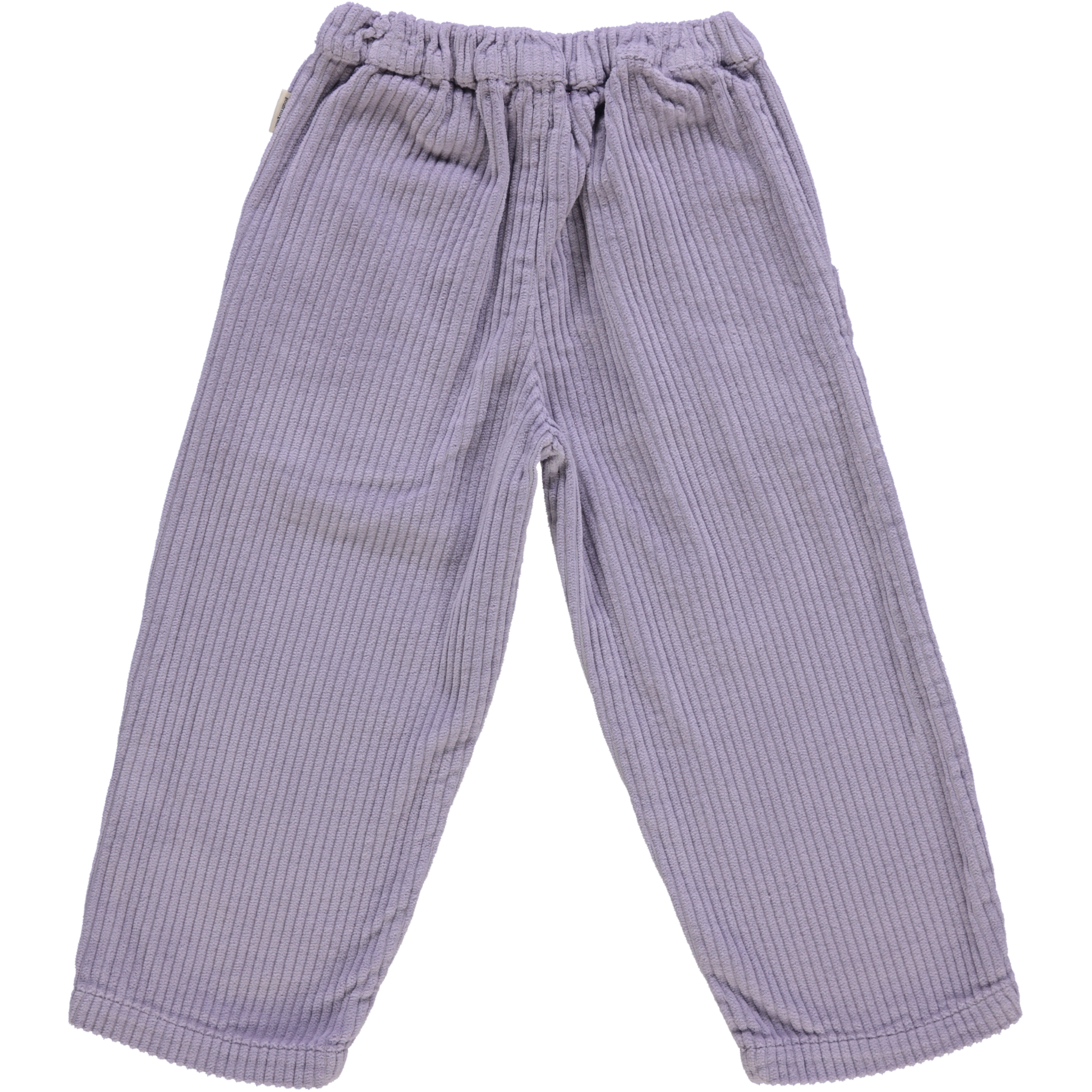Pantalon kids Pomelos en velours côtelé coton bio – Lavender Gray | Poudre Organic 3