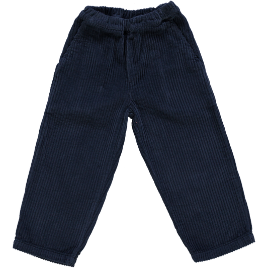 PANTALON POMELOS VELOURS CÔTELÉ Midnight Navy