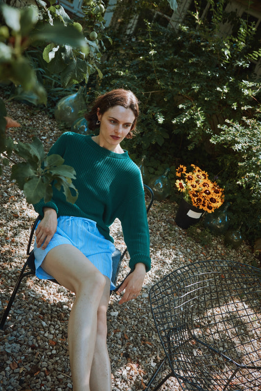 PULL PISSENLIT COTON ADULTE Herbe Verte