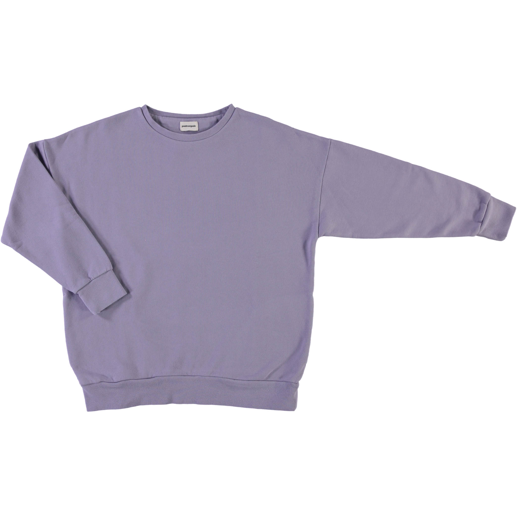 Sweatshirt homme Redondo molleton en coton bio – Lavender gray | Poudre Organic 1