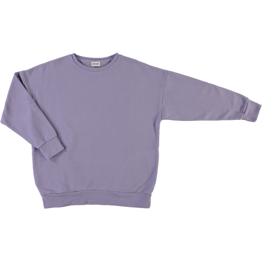 Sweatshirt homme Redondo molleton en coton bio – Lavender gray | Poudre Organic 1