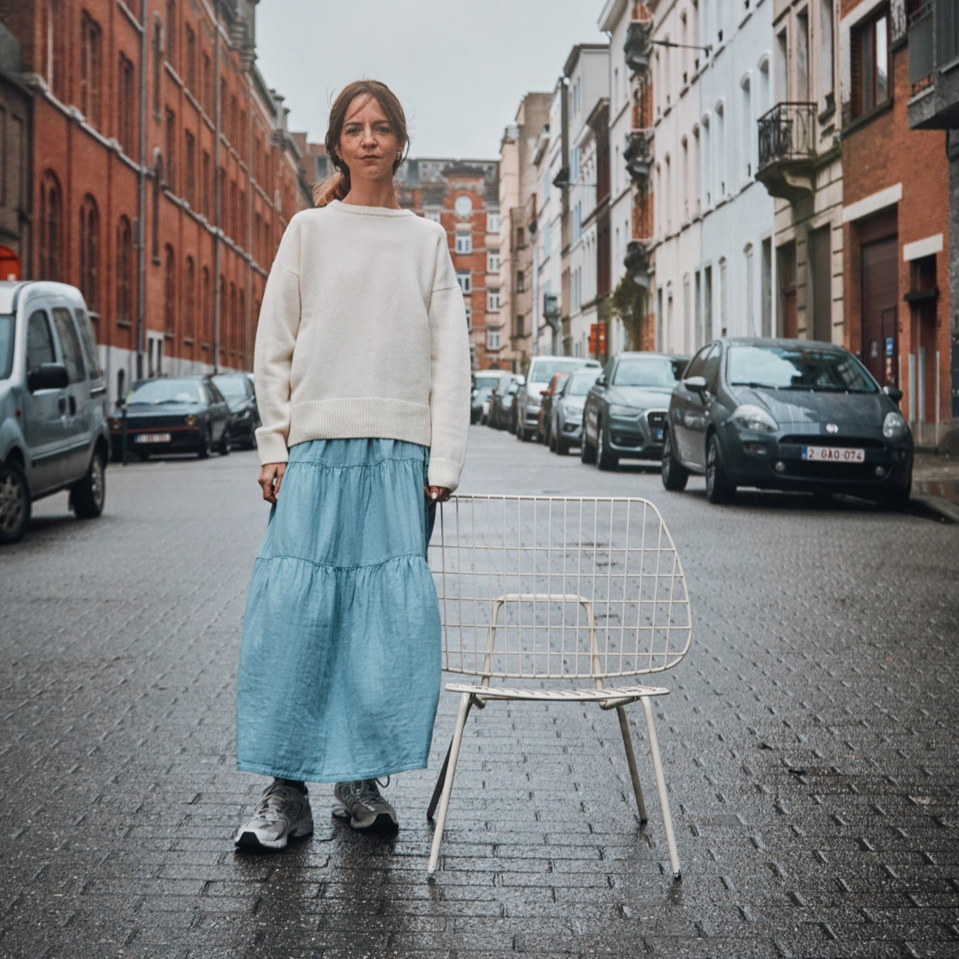 Jupe femme Thym en gaze coton bio – Arona | Poudre Organic 2