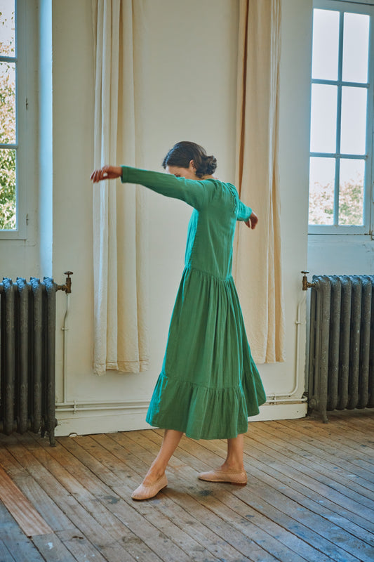 ROBE GAURA Deep Grass Green