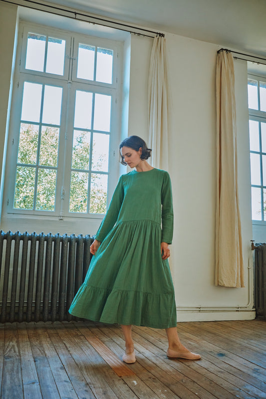 ROBE GAURA Deep Grass Green
