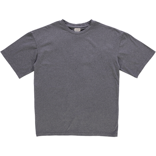 T-shirt homme Seringat manches courtes en coton bio – Gris anthracite | Poudre Organic 1