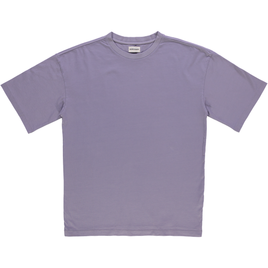 T-shirt homme Seringat manches courtes en coton bio – Lavender gray | Poudre Organic 1