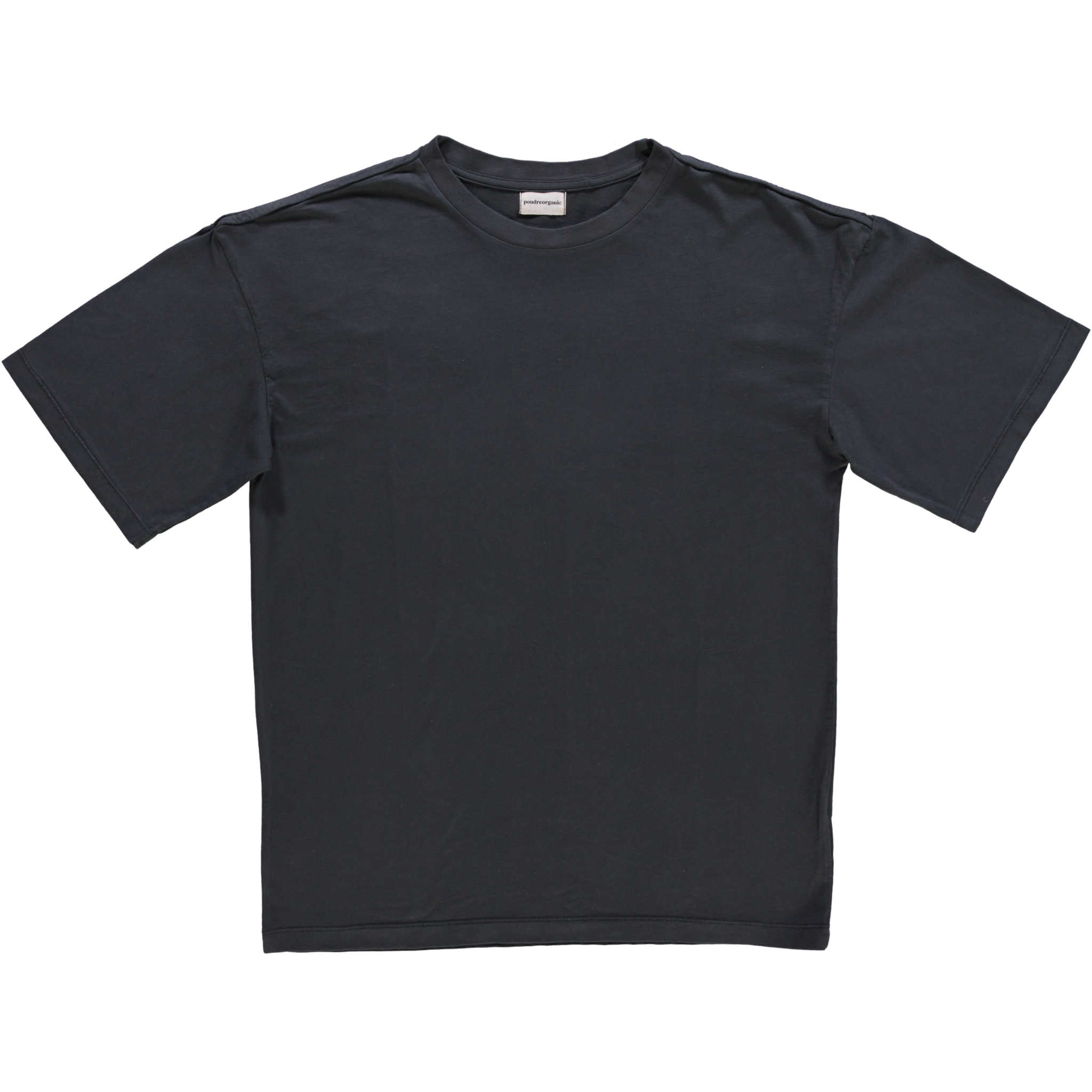 T homme Seringat manches courtes en coton bio – Pirate black | Poudre Organic 1