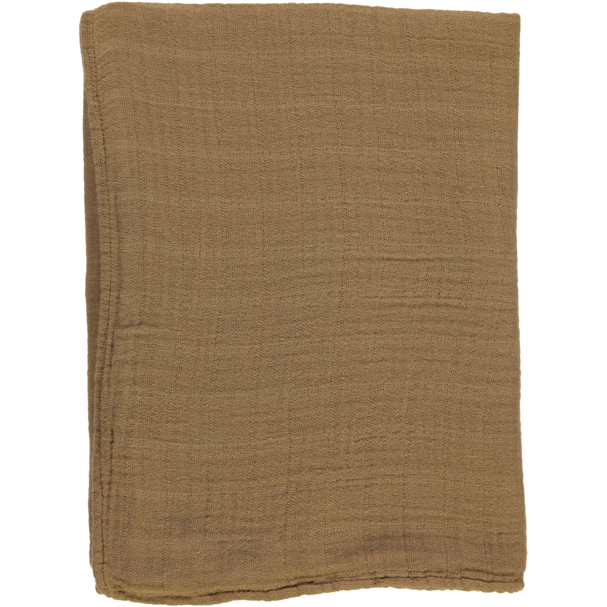 Grand lange bébé Sésame en coton bio – Dull gold | Poudre Organic 1