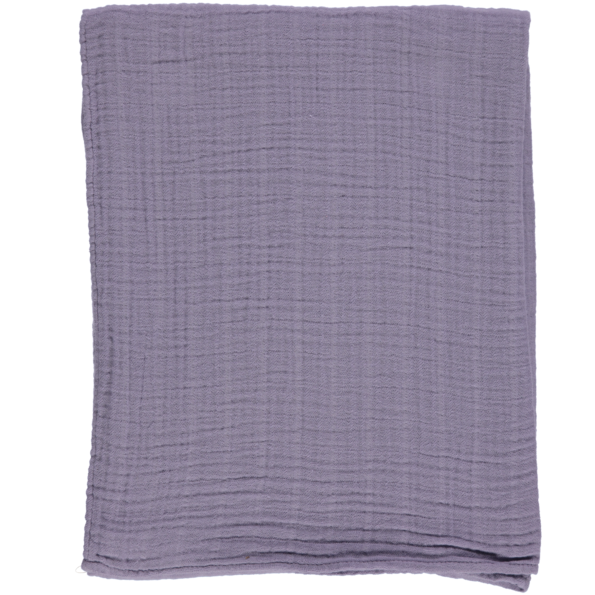 Grand lange bébé Sésame en coton bio – Lavender gray | Poudre Organic