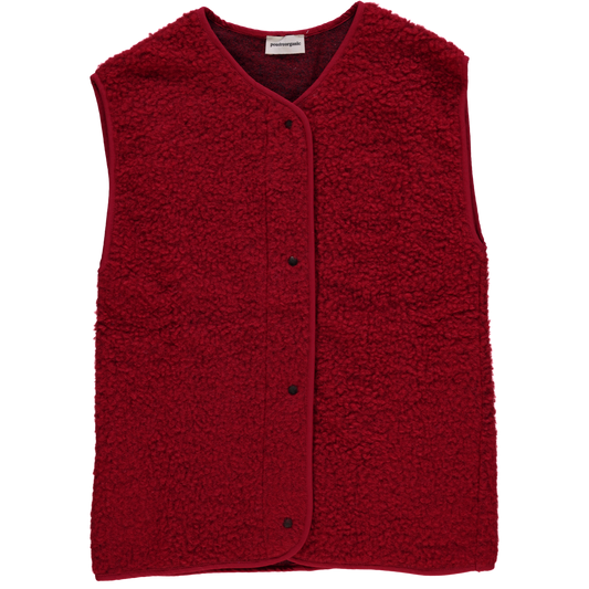 VESTE SHEEP LAINE ADULTE Rouge