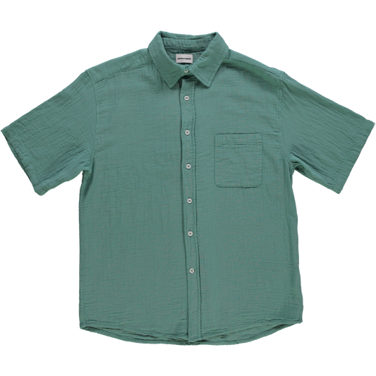 CHEMISE MANCHES COURTES SPIREE Deep Grass Green