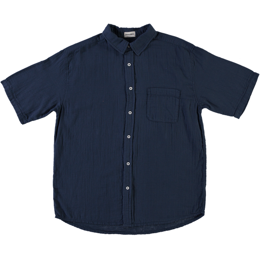 CHEMISE MANCHES COURTES SPIREE Midnight Navy