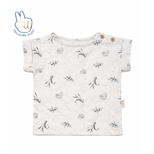 BOURRACHE T-SHIRT Print light blue