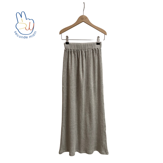JUPE COSMOS Gris Clair Chiné