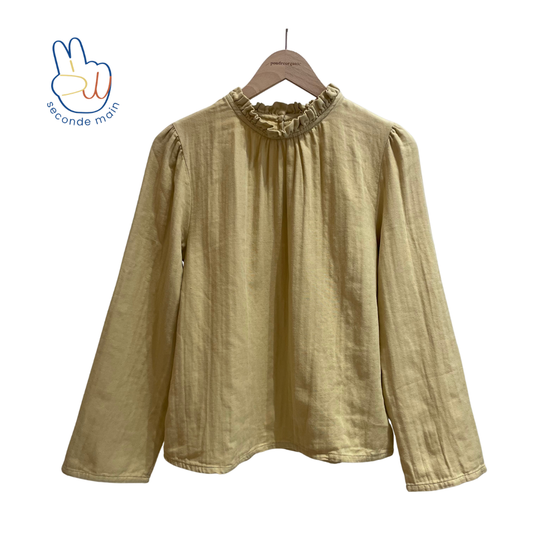 PATCHOULI BLOUSE Pale Khaki