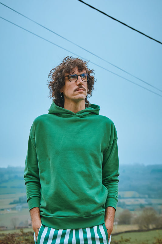 SWEATSHIRT SUETER Deep Grass Green