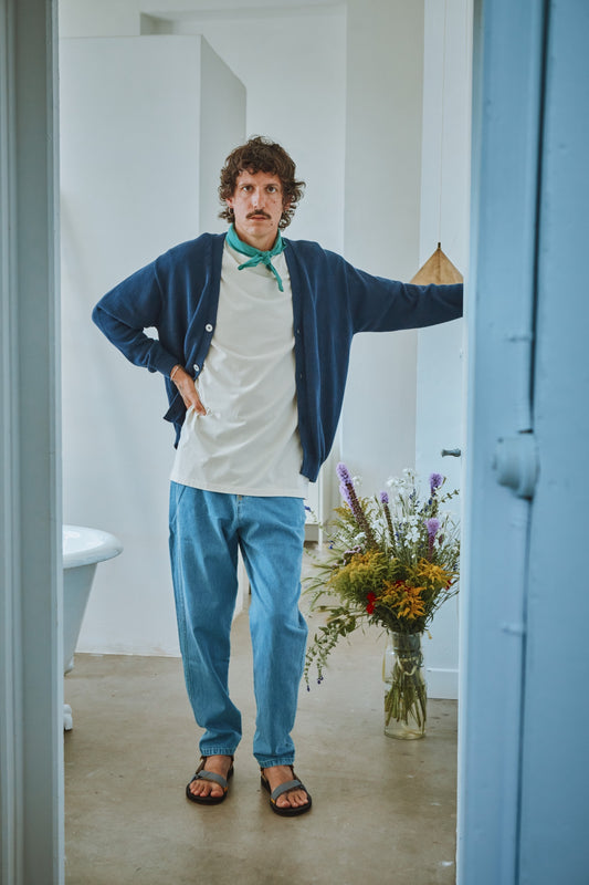 AMMI COTTON ADULT CARDIGAN Navy