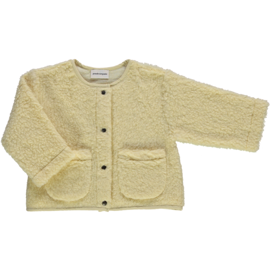 VESTE EDELWEISS LAINE Jaune Pâle