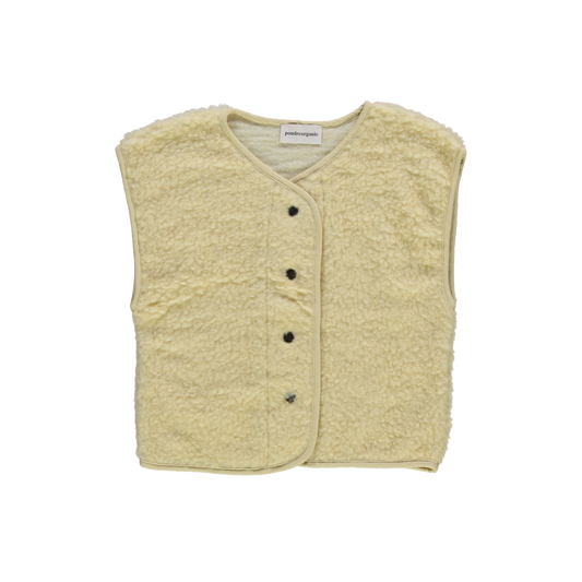 VESTE SHEEP LAINE Jaune Pâle