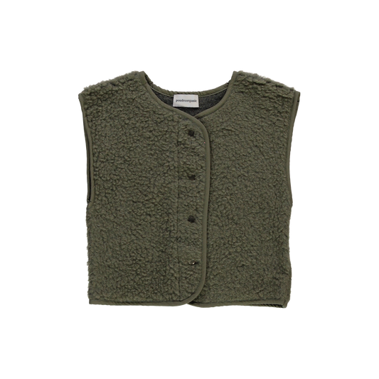 VESTE SHEEP LAINE Taupe vert