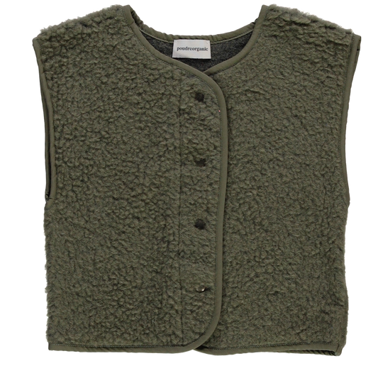 VESTE SHEEP LAINE Taupe vert