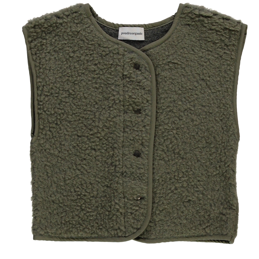 VESTE SHEEP LAINE Taupe vert