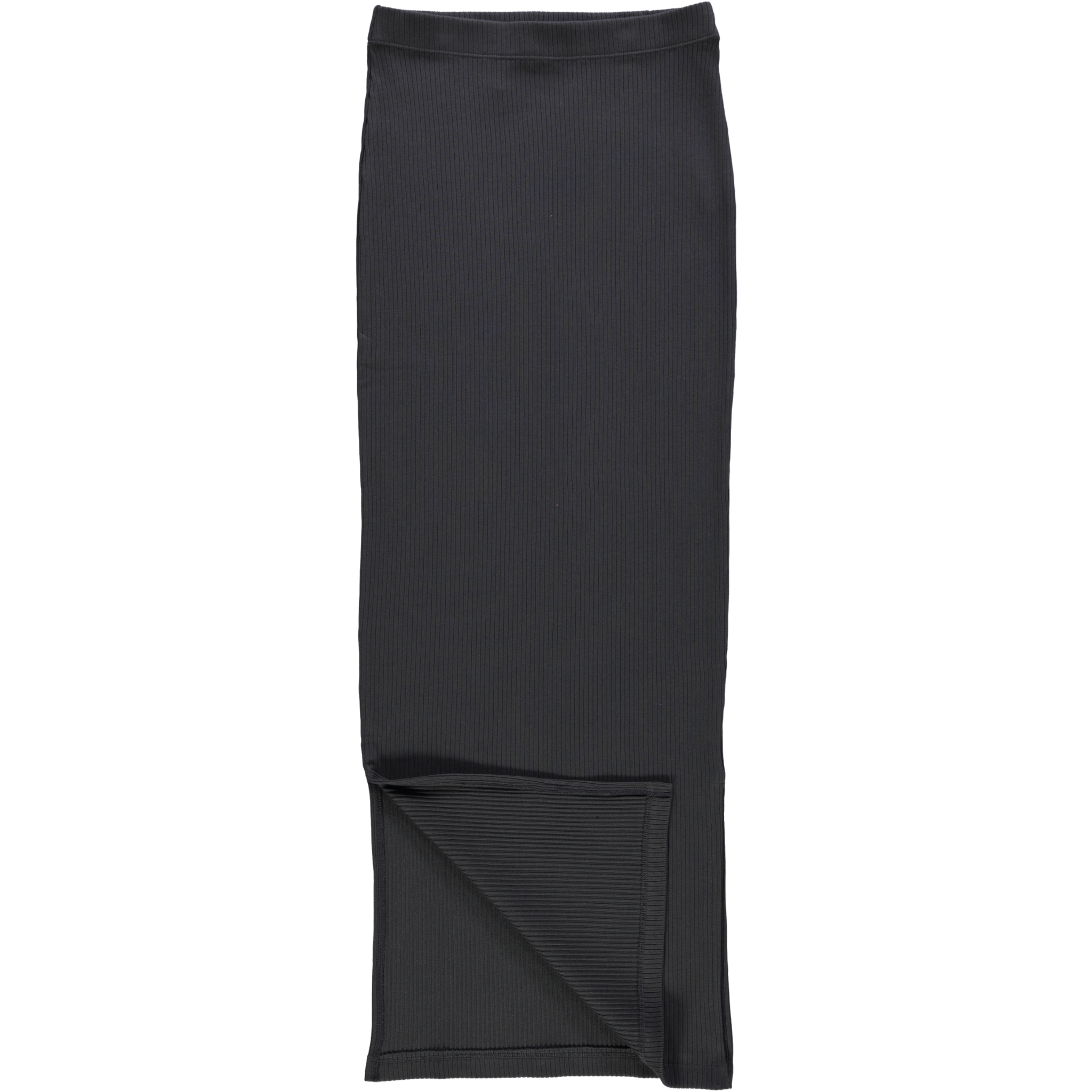 Jupe femme Hydrangée côtelée en coton bio – Pirate black | Poudre Organic 4