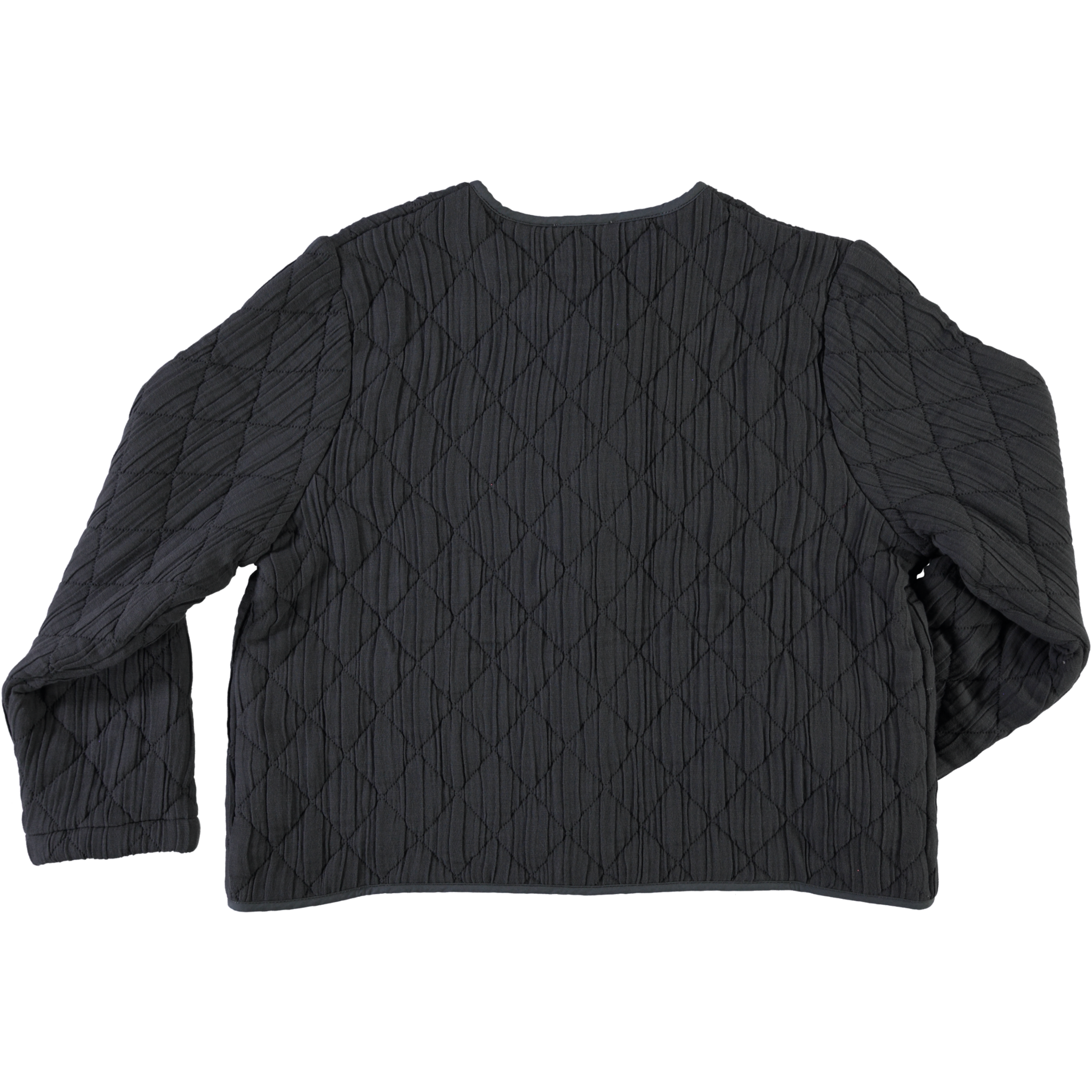 Veste matelassée femme Anis en coton bio – Pirate black | Poudre Organic 4