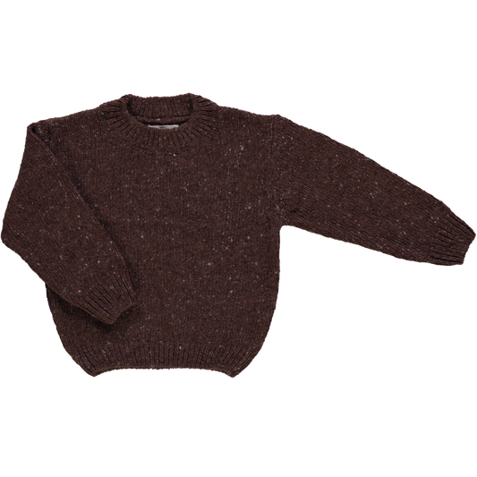 PULL THÉ LAINE Speckled Chocolat