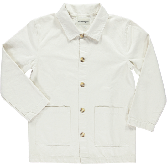 Veste adulte Jaqueta en coton bio – Denim ecru | Poudre Organic 1