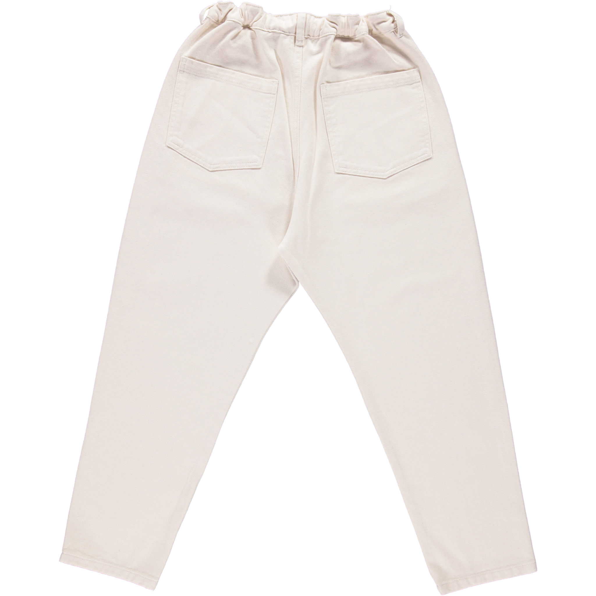 Pantalon denim adulte Carotte en coton bio – Denim noir | Poudre Organic 6