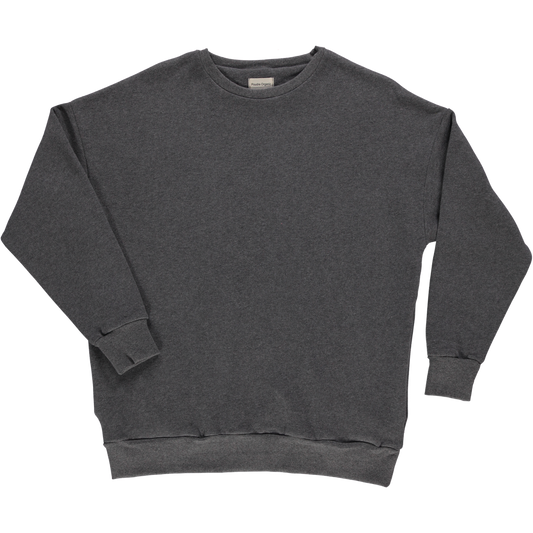 Sweatshirt homme Redondo molleton en coton bio – Anthracite | Poudre Organic 1