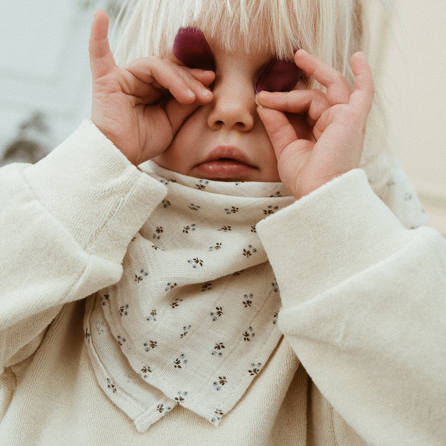 Lange bébé Pavot en gaze coton bio – Hors saison blue surf | Poudre Organic 3