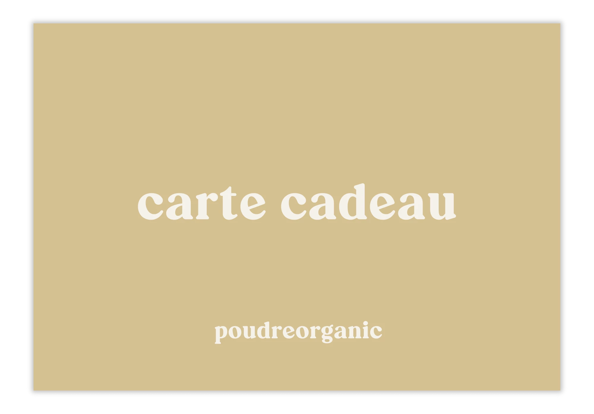 Carte Cadeau