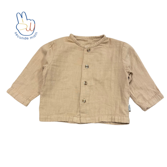 CHEMISE RONCE Indian Tan