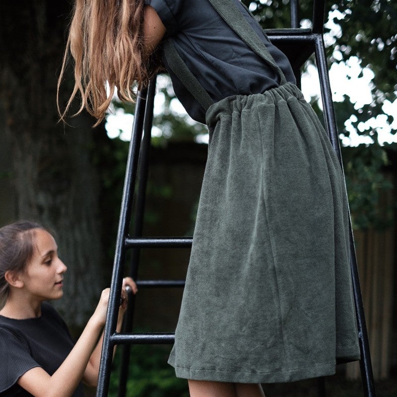 ROBE MUGUET EPONGE [Forest Green] Permanent