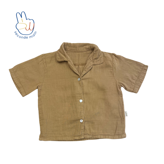 BLOUSE ANCOLIE Caramel