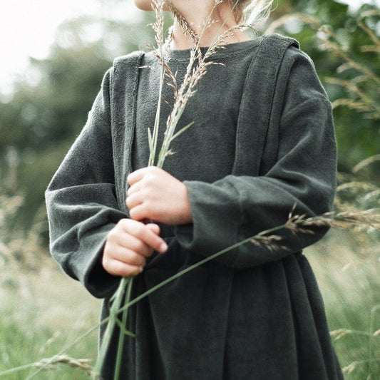 ROBE MUGUET EPONGE [Forest Green] Permanent