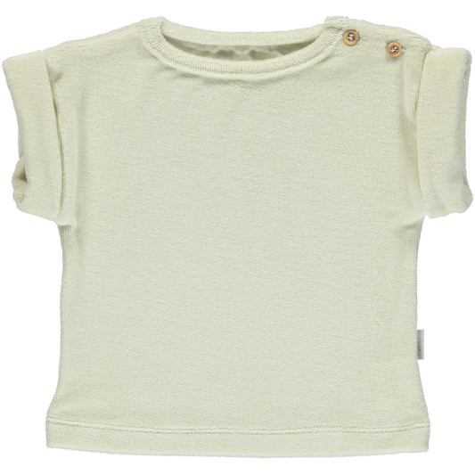 T-SHIRT LAURIER Éponge [Almond Milk] Permanent